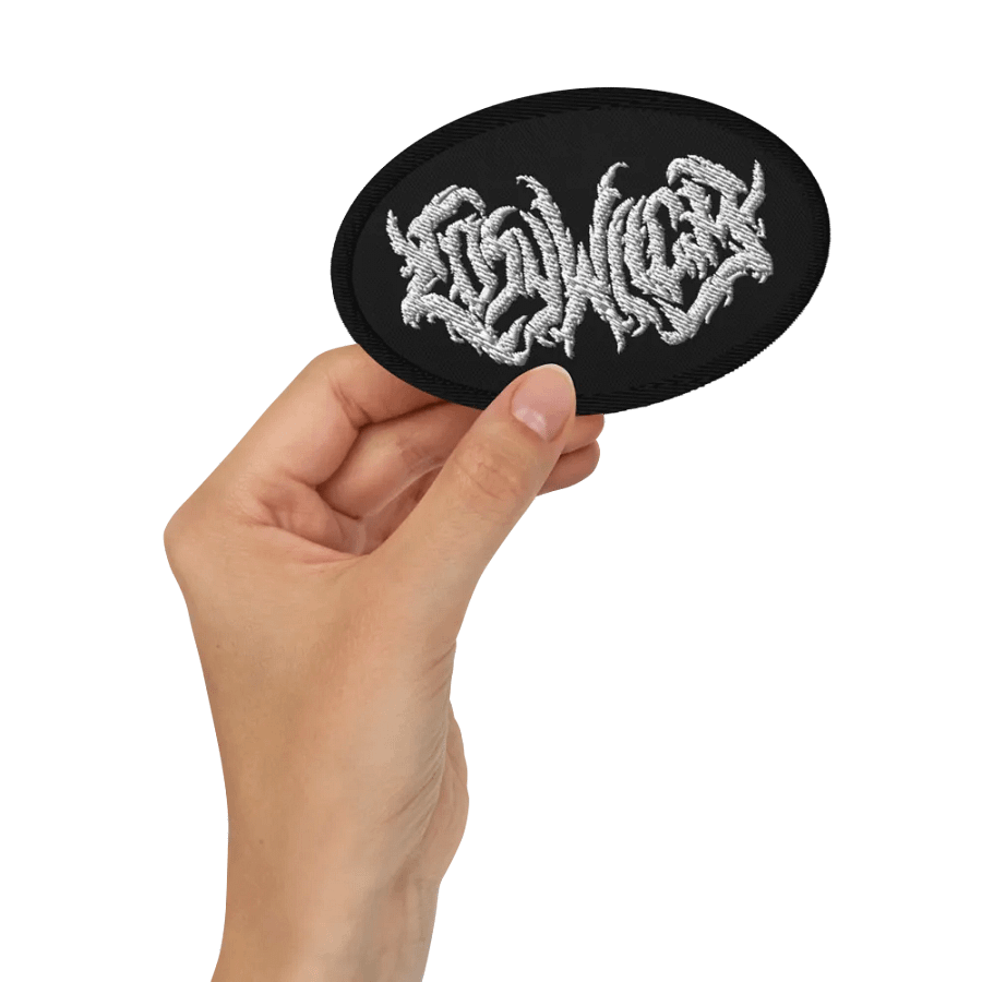 Cosy Black Metal Embroidered Patch product image (2)