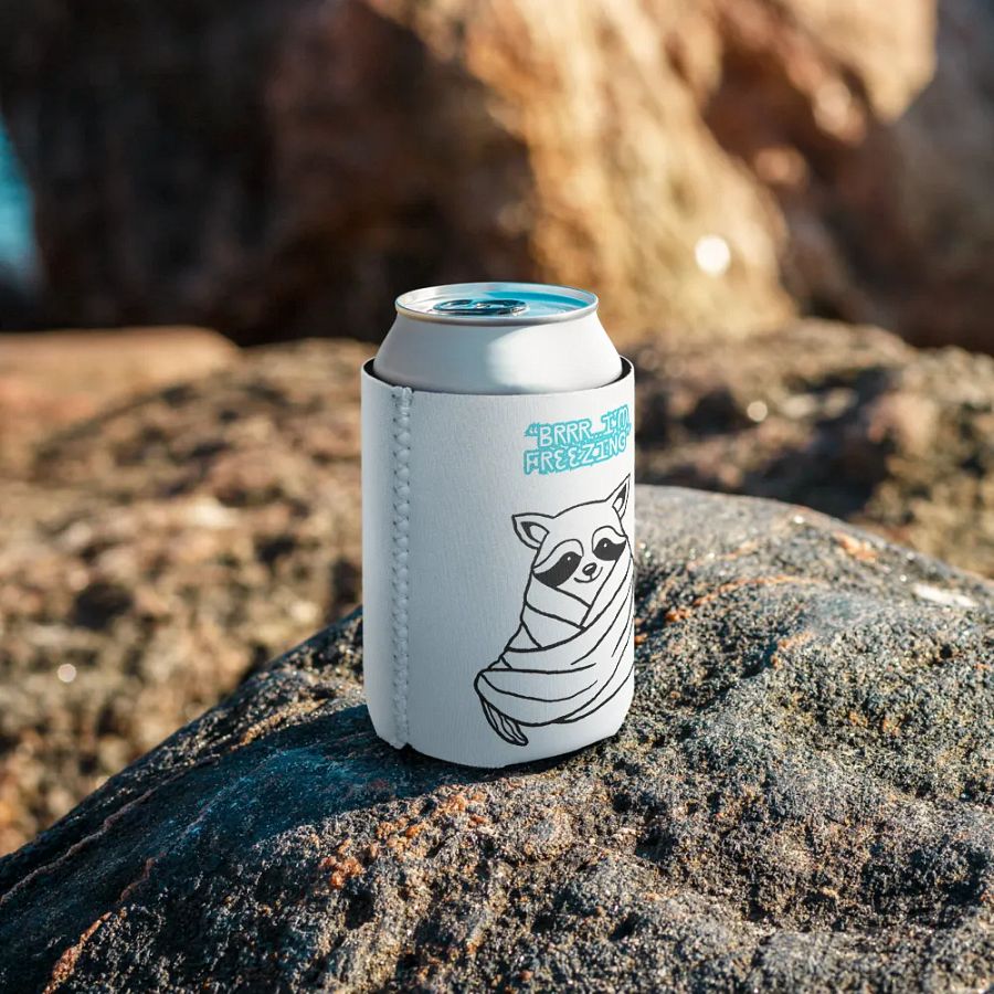 Chilly Raccoon Can Cooler product image (9)