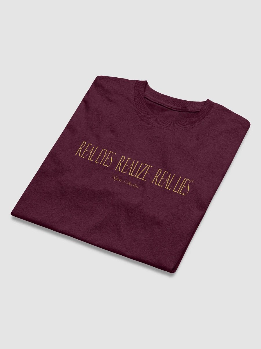 Real Eyes Realize Real Lies w/Cross - Tupac - Gildan Heavyweight T-Shirt product image (4)