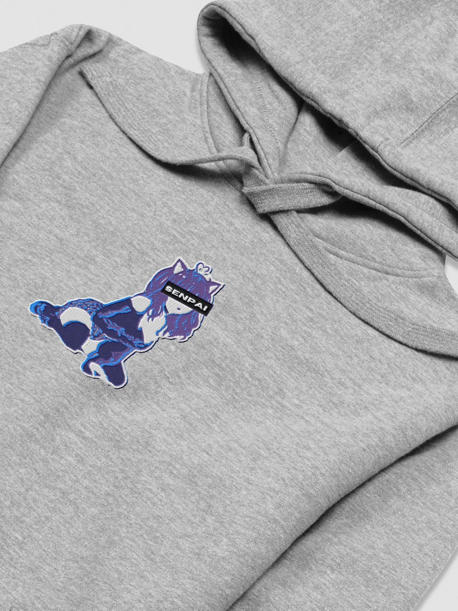 Senpai cotton unisex hoodie product image (14)