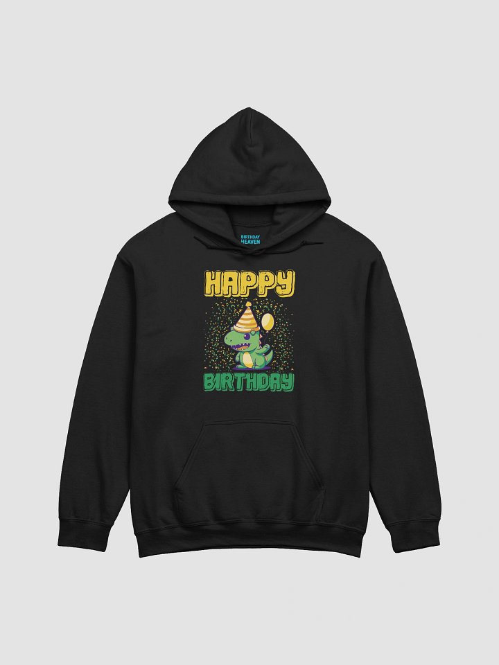 Happy Birthday (Cute Dinosaur With Balloon) Hoodie product image (1)