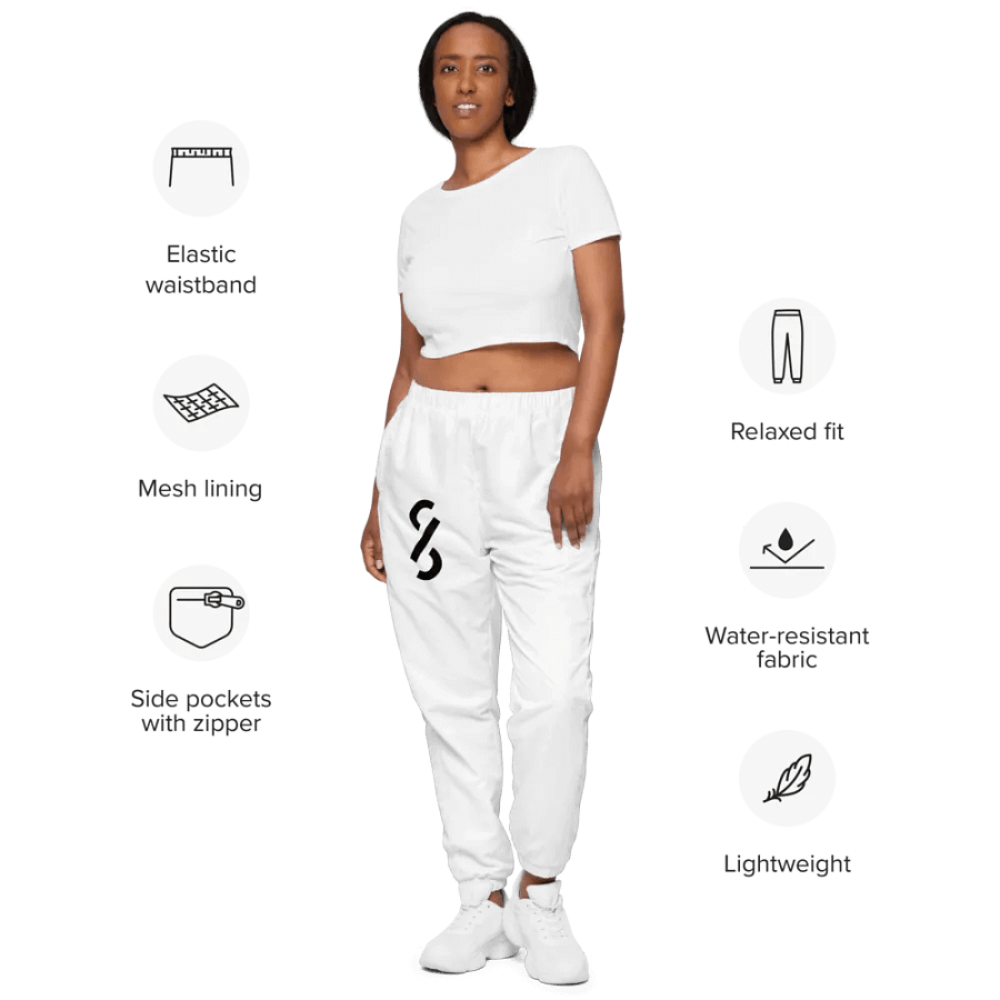 CLAUDY BEATS WHITE URBAN TRACK PANTS product image (10)