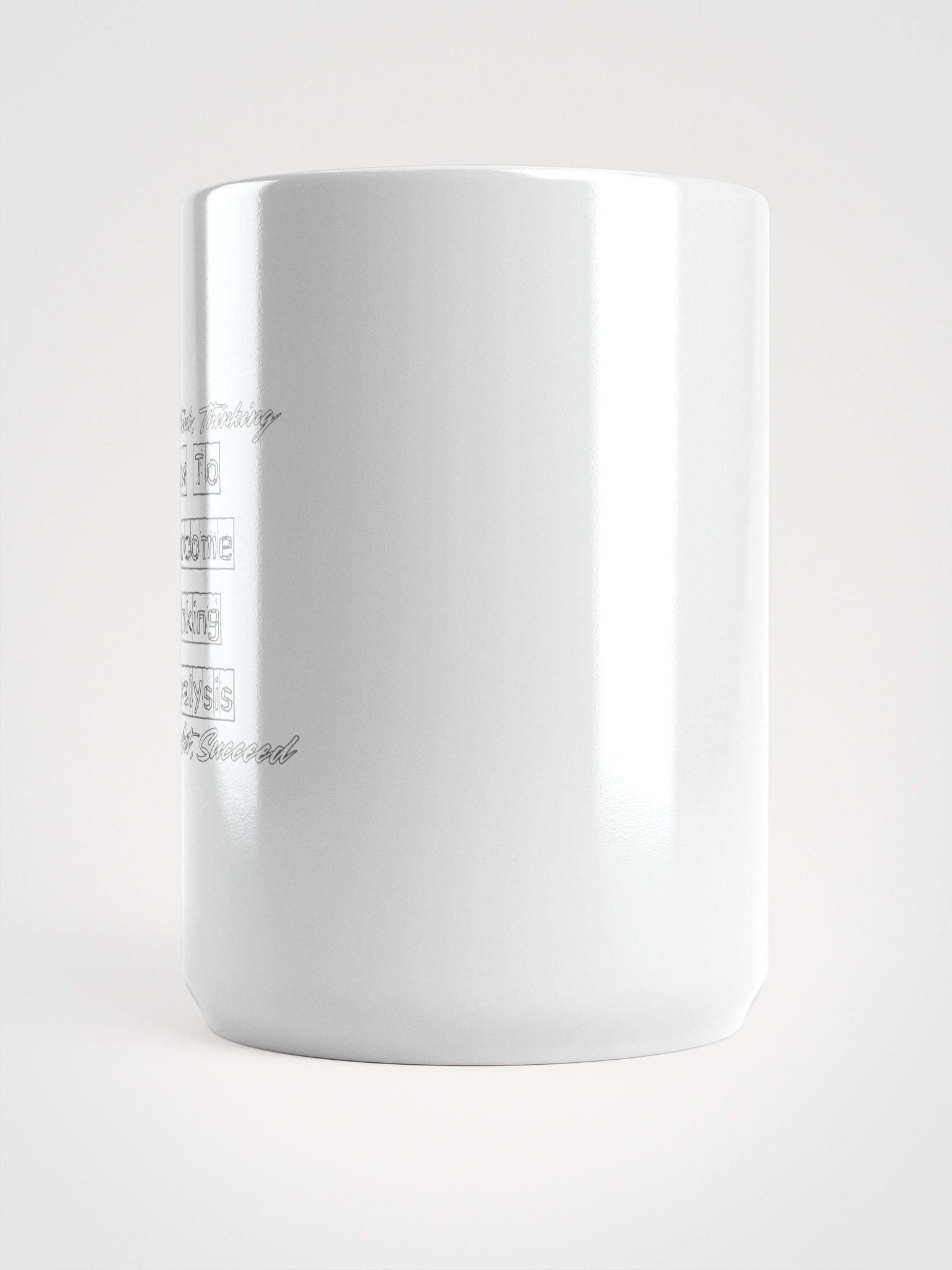 Motivational Script White Glossy Mug product image (6)