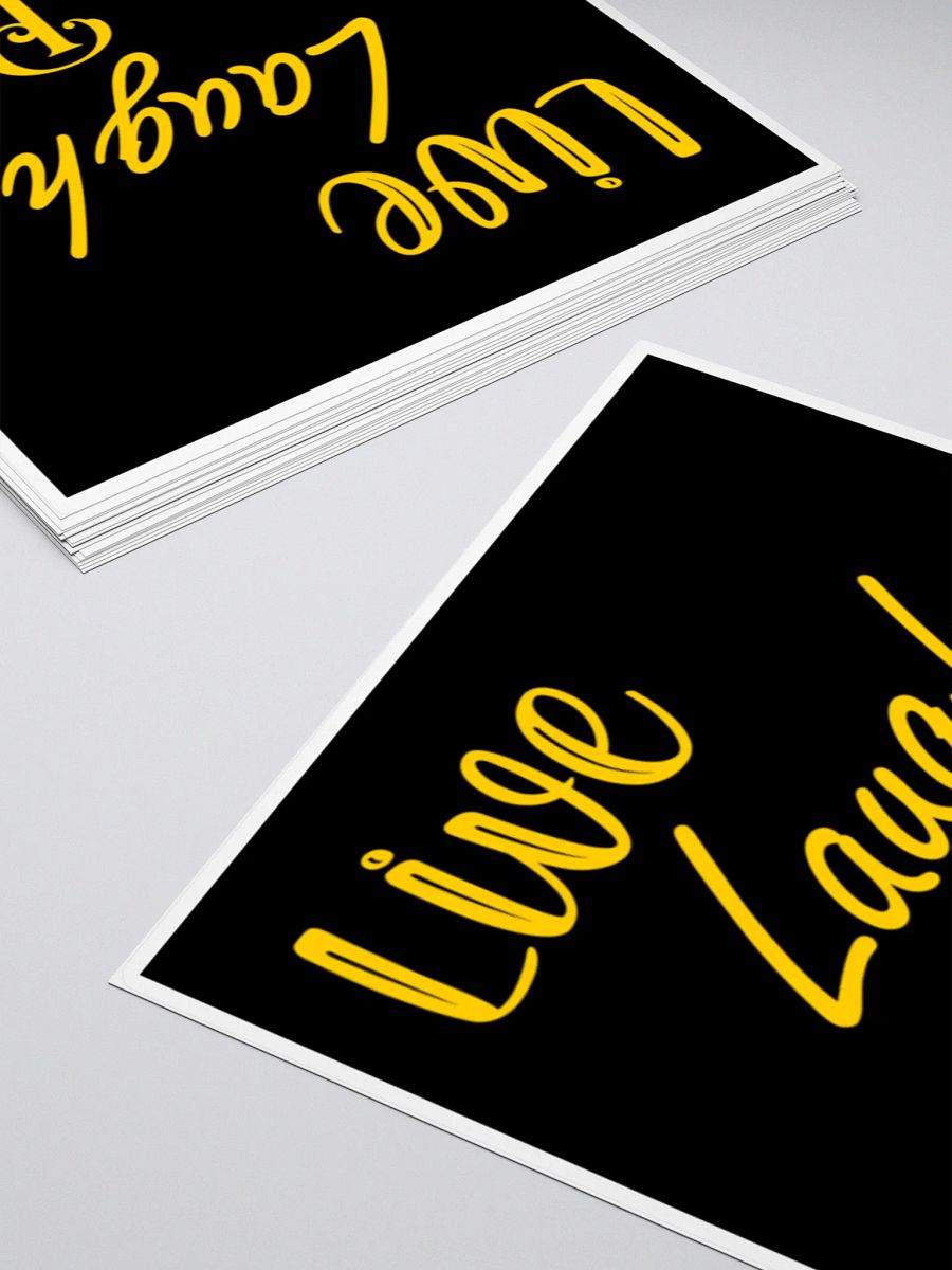 Live Laugh Punt Sticker (3 Sizes) product image (4)