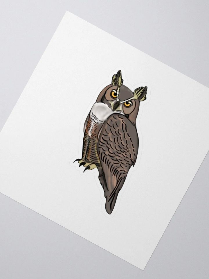Owl Logo Sticker product image (2)