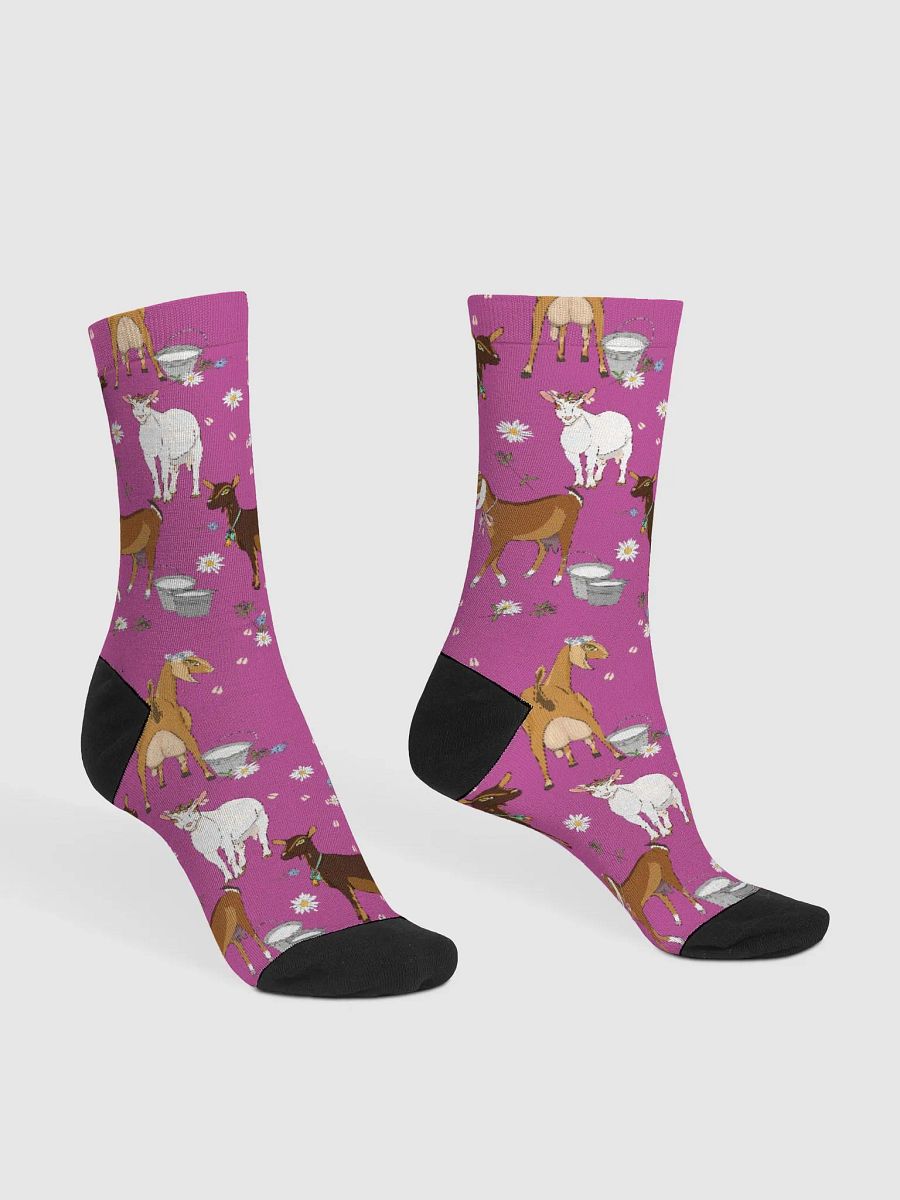 Cute Dairy Goat Socks product image (3)