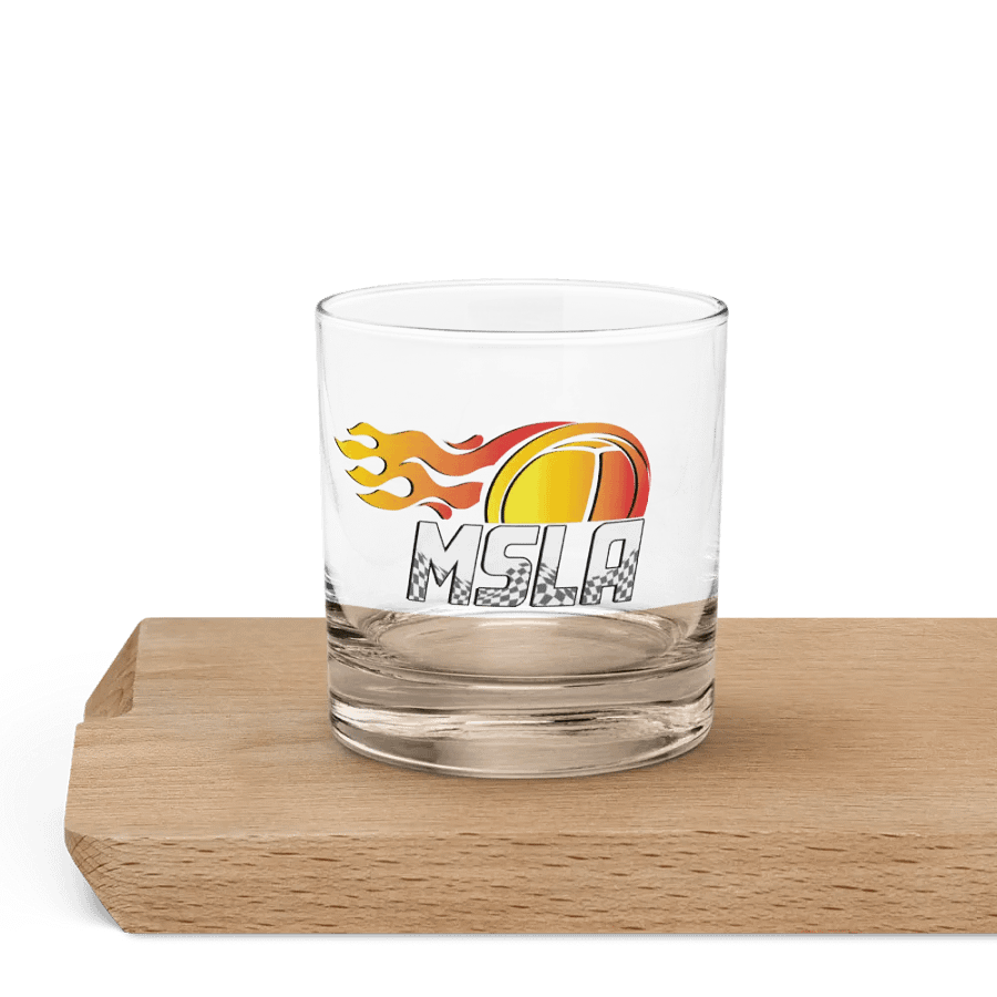 MSLA Logo Rocks Glass product image (6)