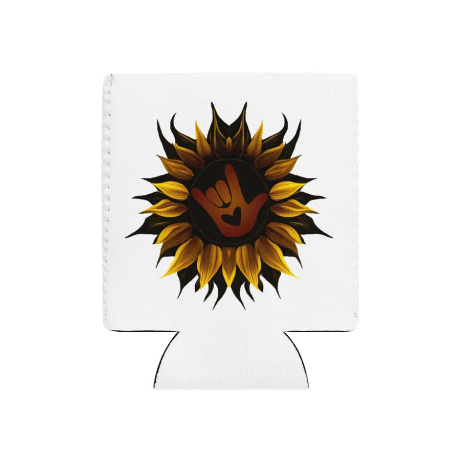 ASL Love Sunflower Can Cooler product image (1)