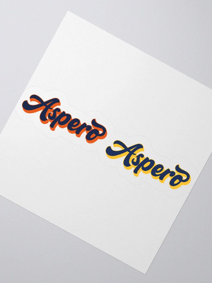 Aspero Vibe Kiss Cut Stickers product image (7)