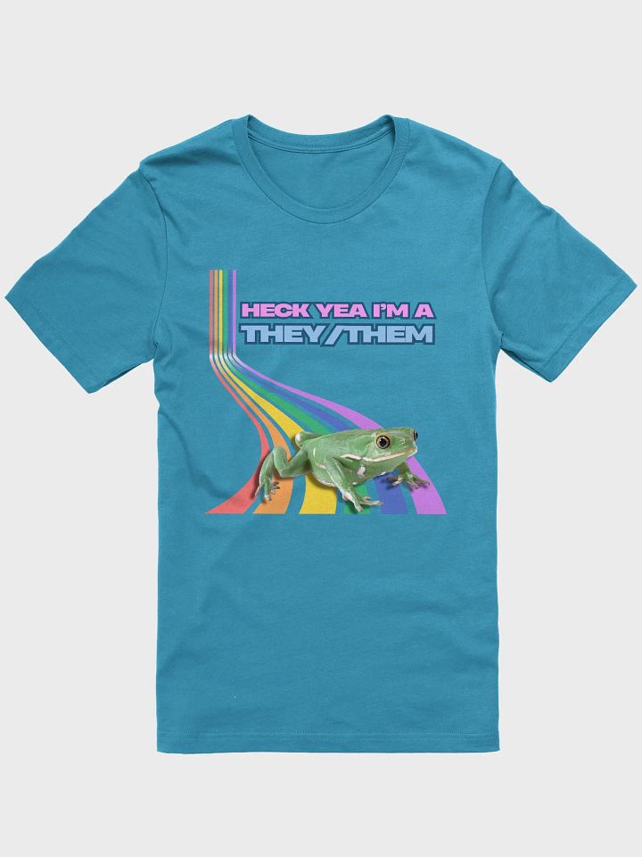 Heck Yea I'm a THEY/THEM (Bella+Canvas Supersoft T-Shirt) product image (1)