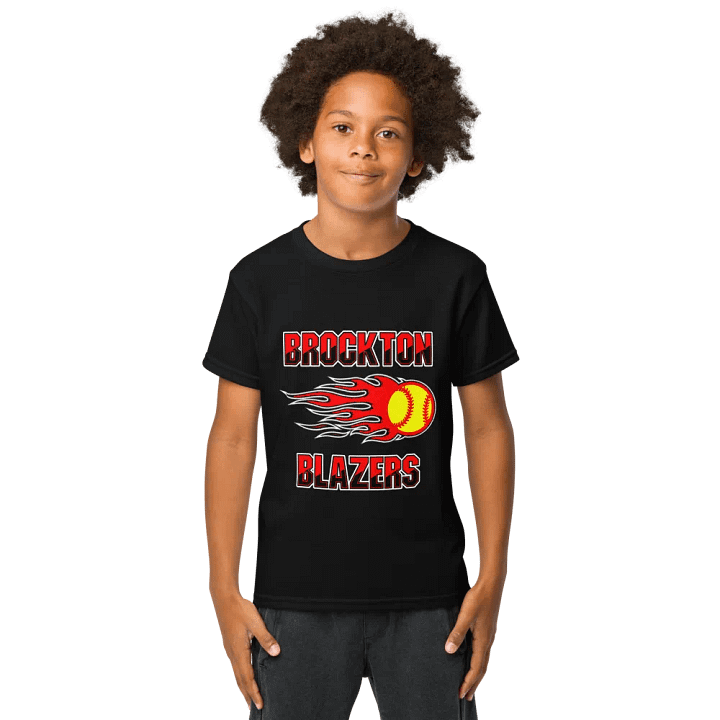 Youth Brockton Blazers Logo Tee - Black product image (1)