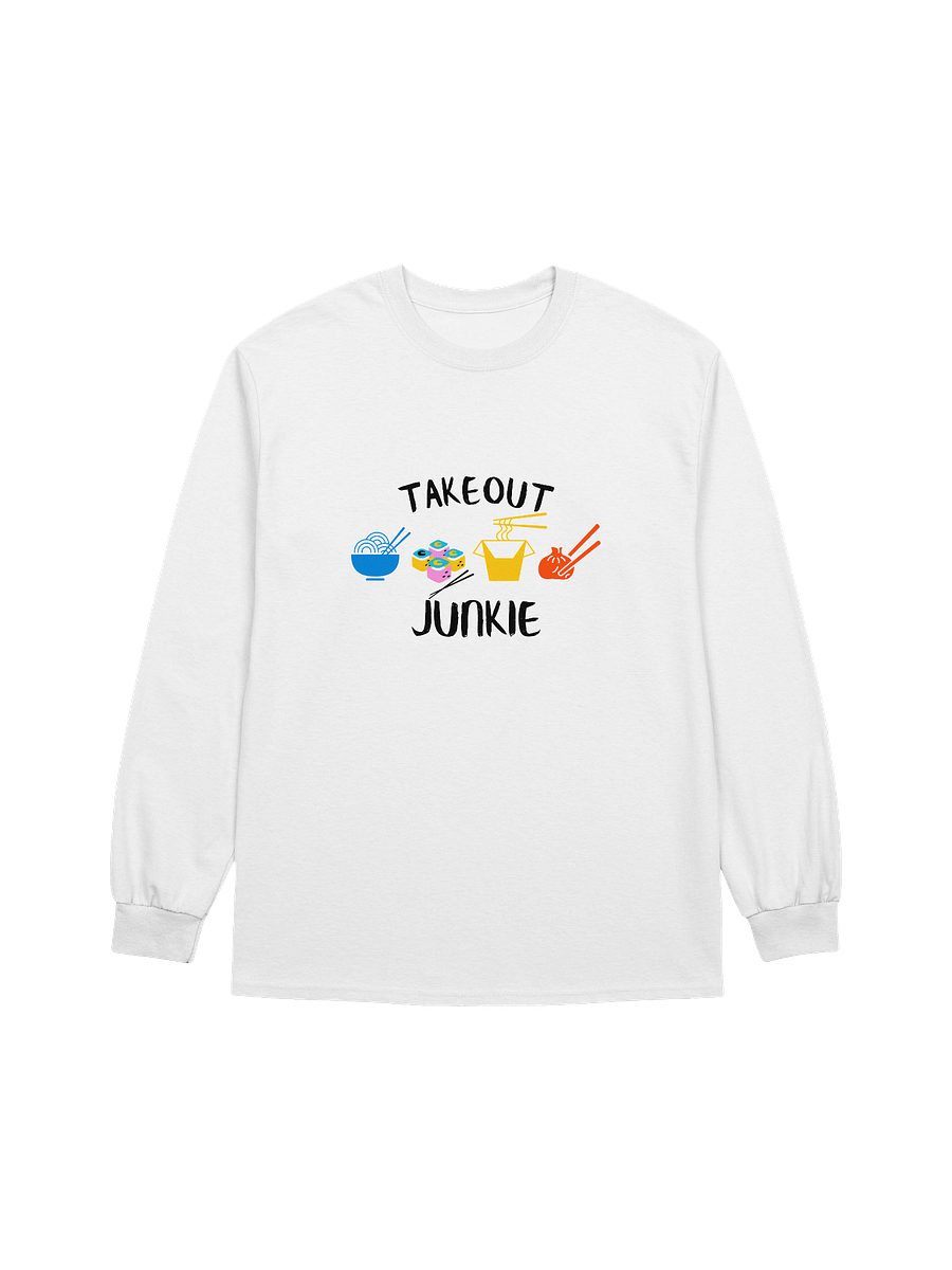 Takeout Junkie - Gildan Ultra Cotton Unisex Long Sleeve T-Shirt - Light Colors product image (2)