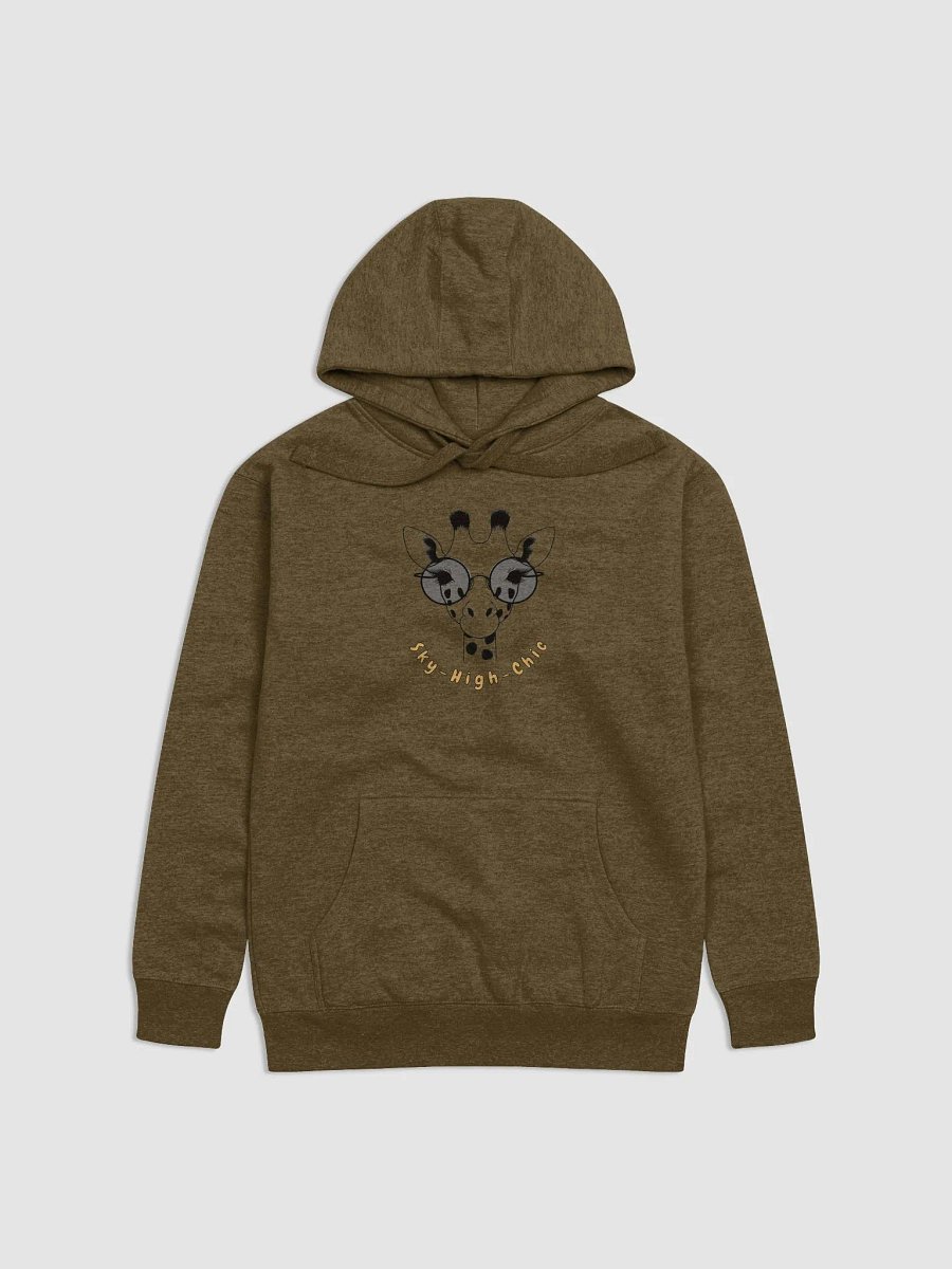 Sky-High-Chic Giraffe Sunglasses Hoodie product image (1)