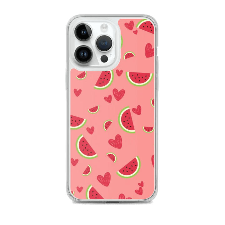 Watermelon Hearts iPhone Case product image (2)