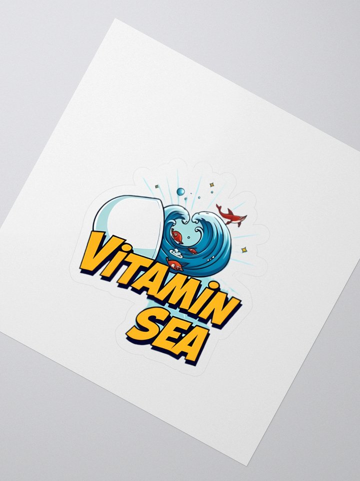 Vitamin Sea Wave Kiss Cut Stickers product image (2)