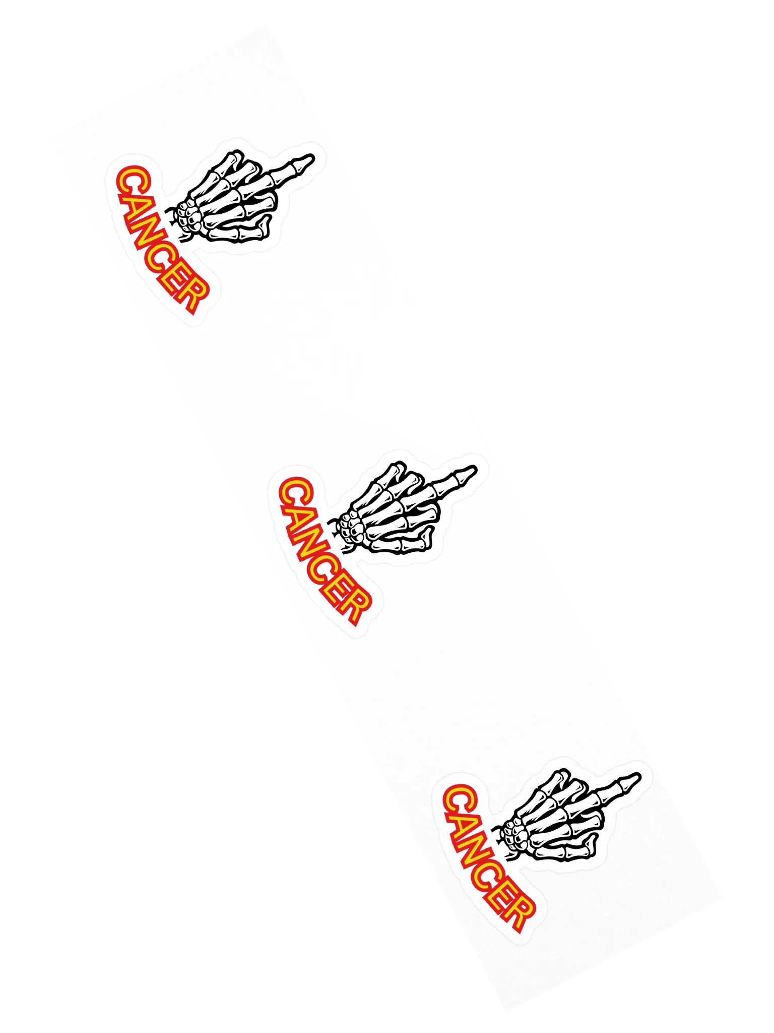 Rebel Cancer Kiss Cut Stickers product image (2)