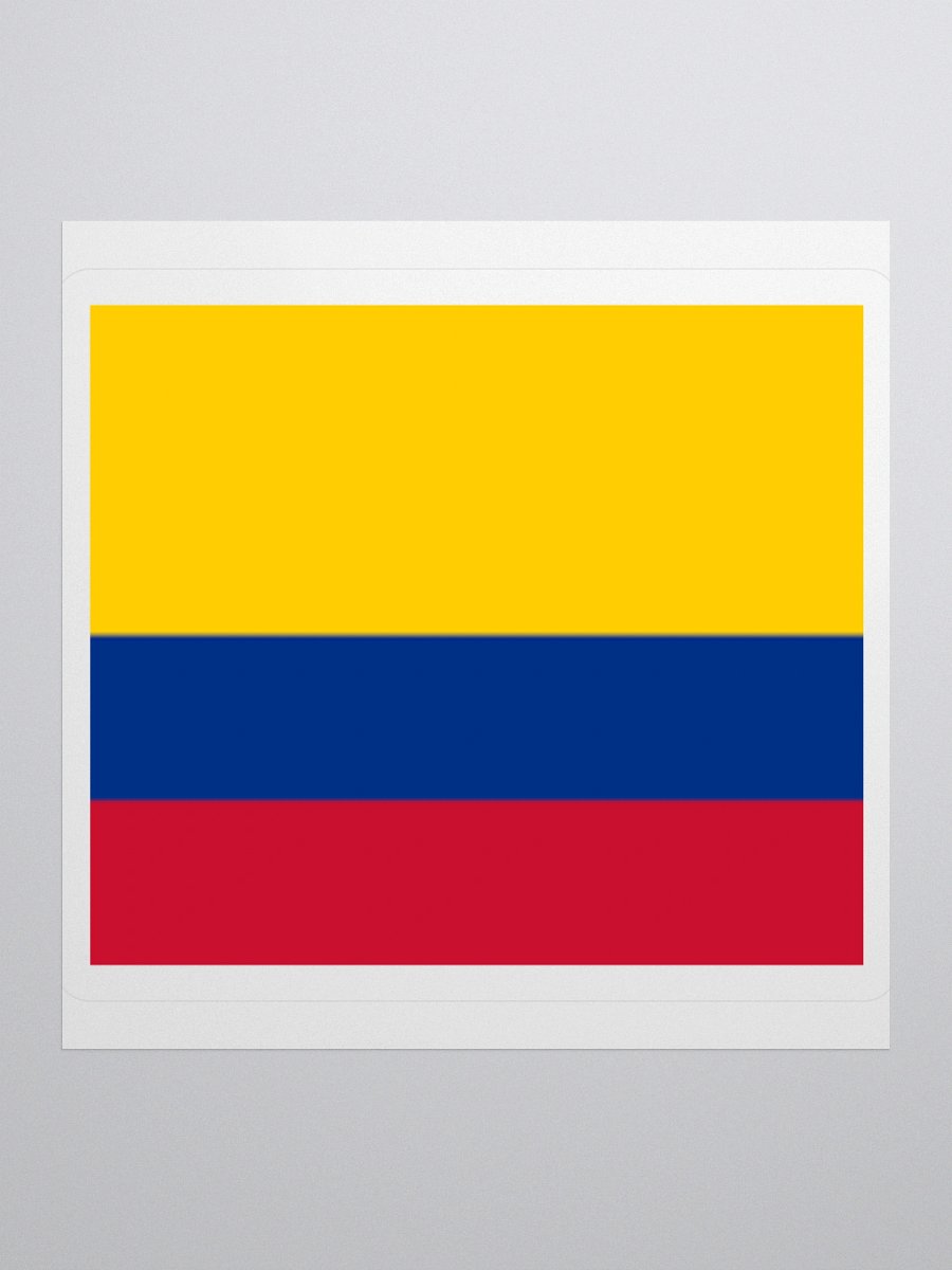 Colombia Flag Sticker | Yellow Blue Red Design | Durable Vinyl | 3 Sizes product image (1)