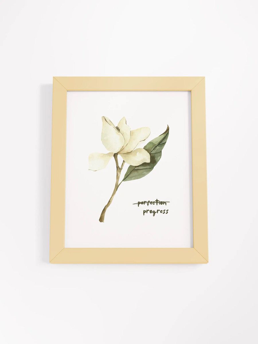 Progress, Not Perfection Botanical Wall Art product image (2)
