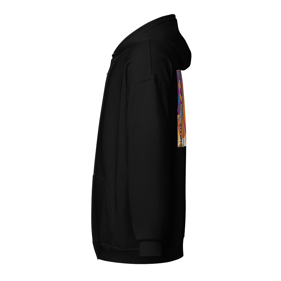 Singer From Kazakhstan Zippered Gildan Unisex Hoodie product image (3)
