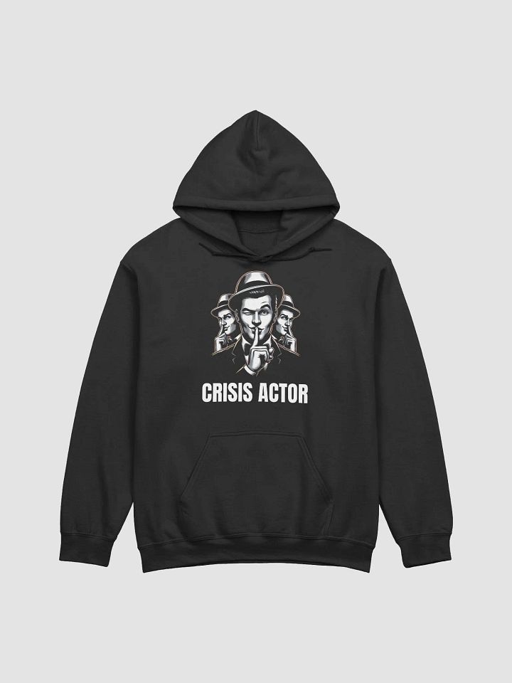 Crisis Actor Pullover Hoodie - Dark Colors product image (2)