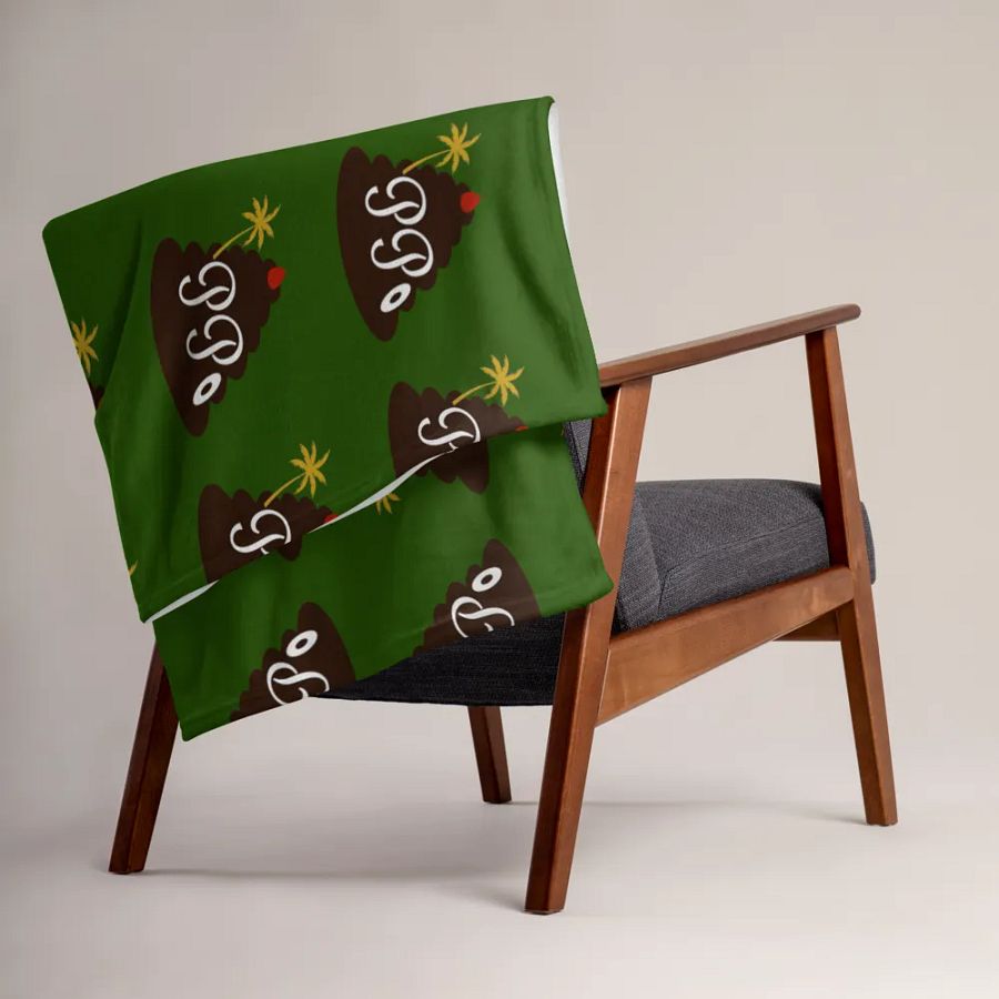 Poop Pees Classic Logo Blanket product image (3)