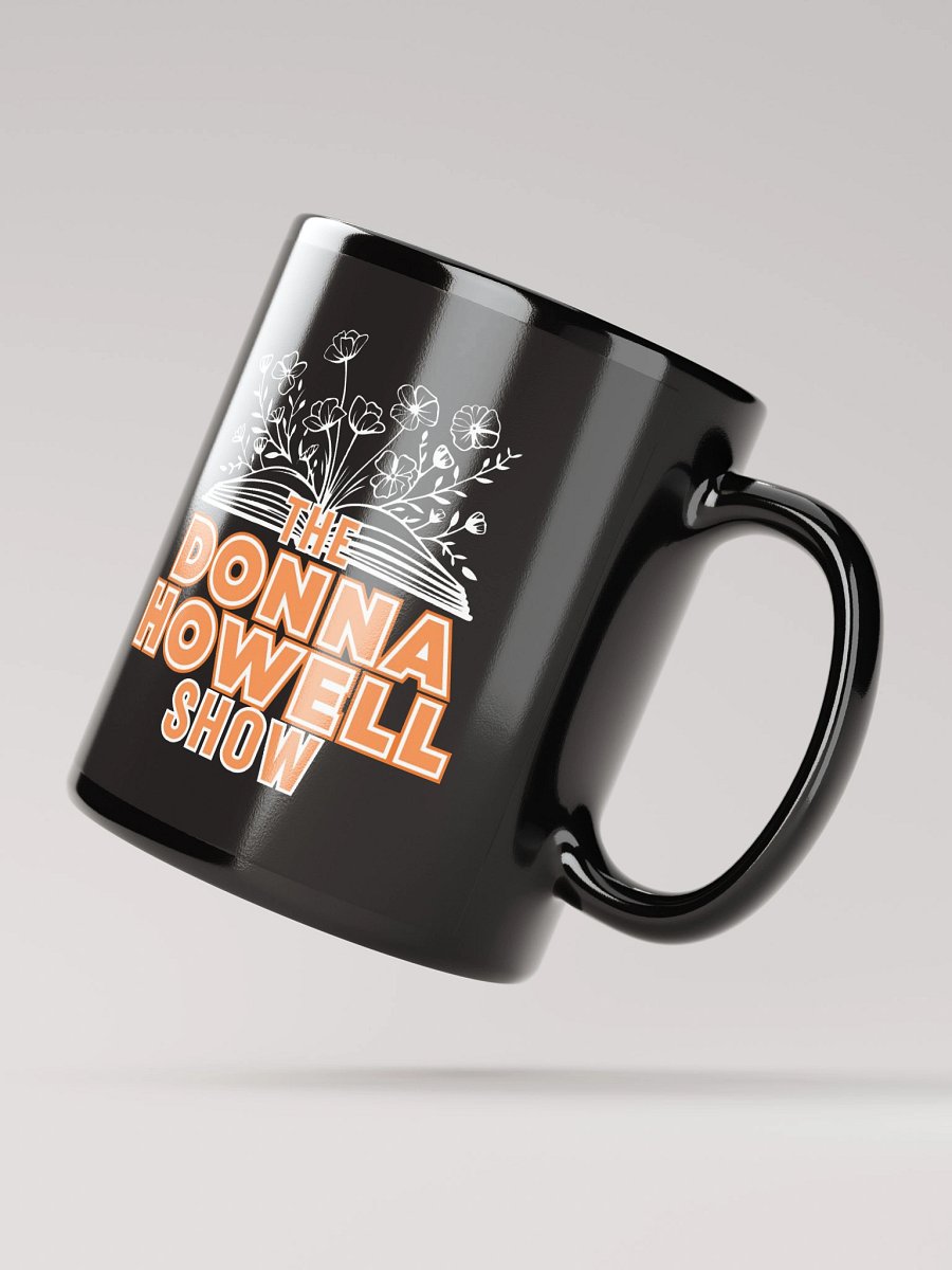 The Donna Howell Show Bible-Flourish Black Glossy Mug product image (4)