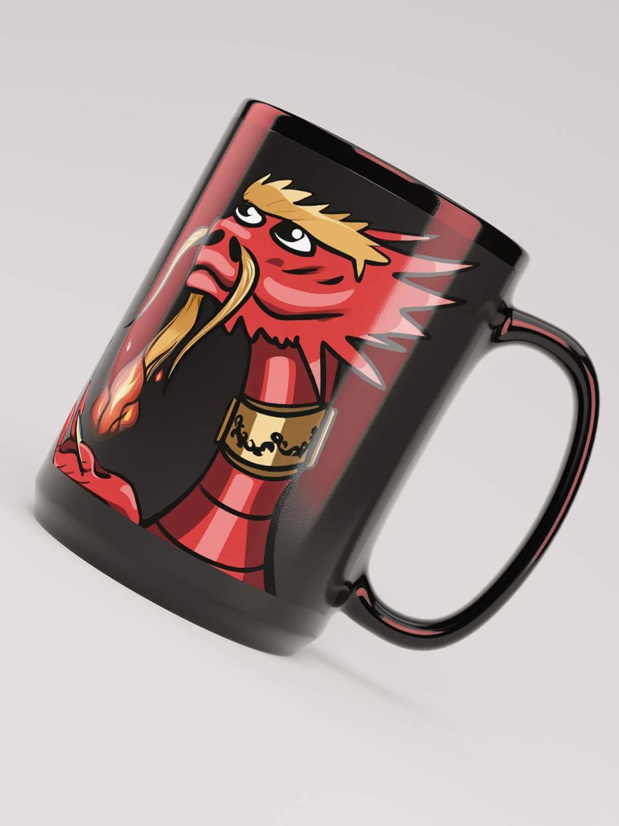 Regal Fire Dragon Black Mug product image (4)