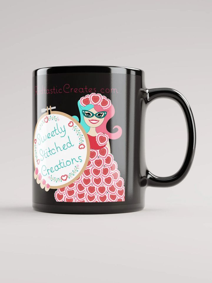 Sweetly Stitched Creations Black Mug product image (2)