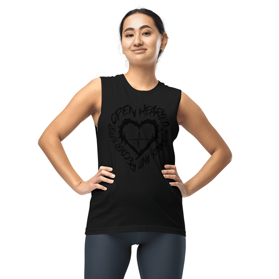 Black on black muscle shirt product image (9)