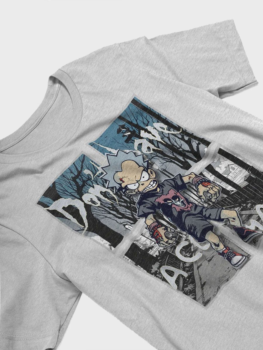 Spiky Blue-Grey Skull T-Shirt product image (3)