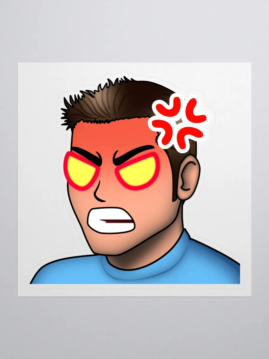 bnqRage Cut Sticker product image (1)