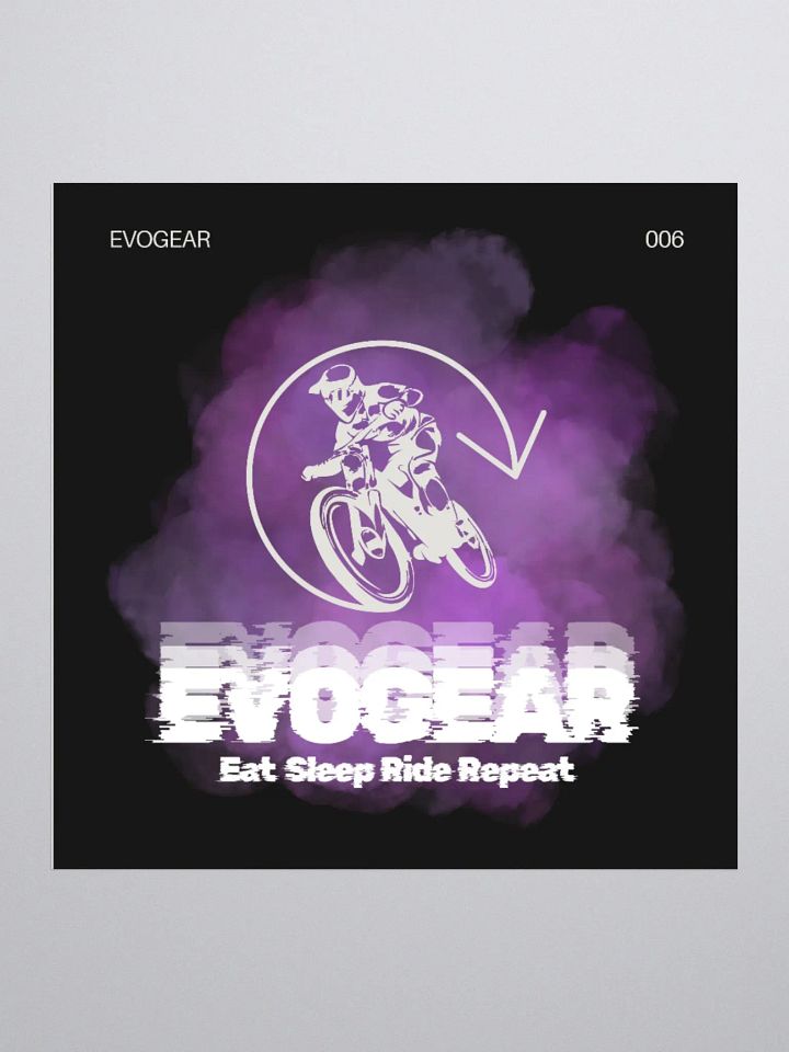Eat Sleep Ride Repeat sticker product image (1)