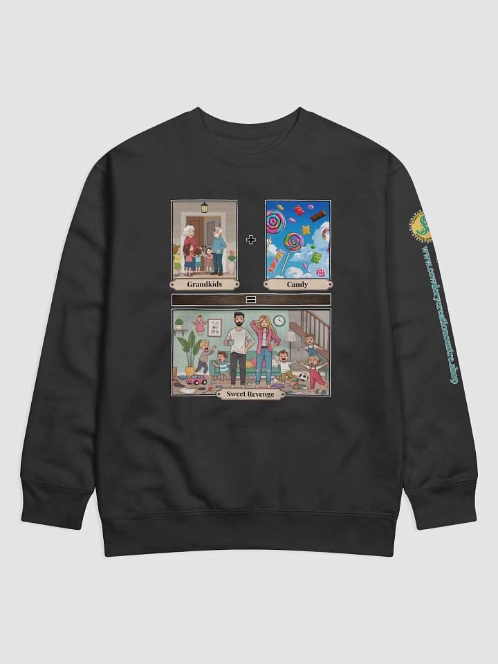 Grandkids + Candy = Sweet Revenge (Both) Cotton Heritage Premium Sweatshirt product image (1)