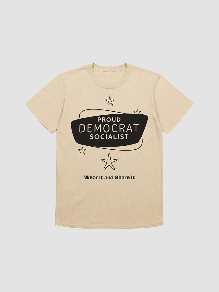 Proud Democrat Socialist Bold Identity Tee (B) product image (7)