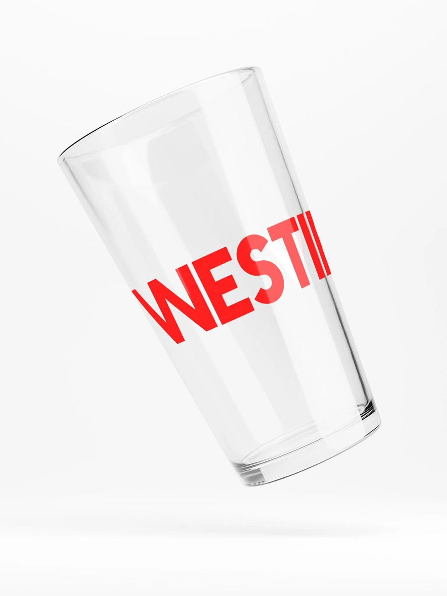 Westie TV Pint Glass product image (4)