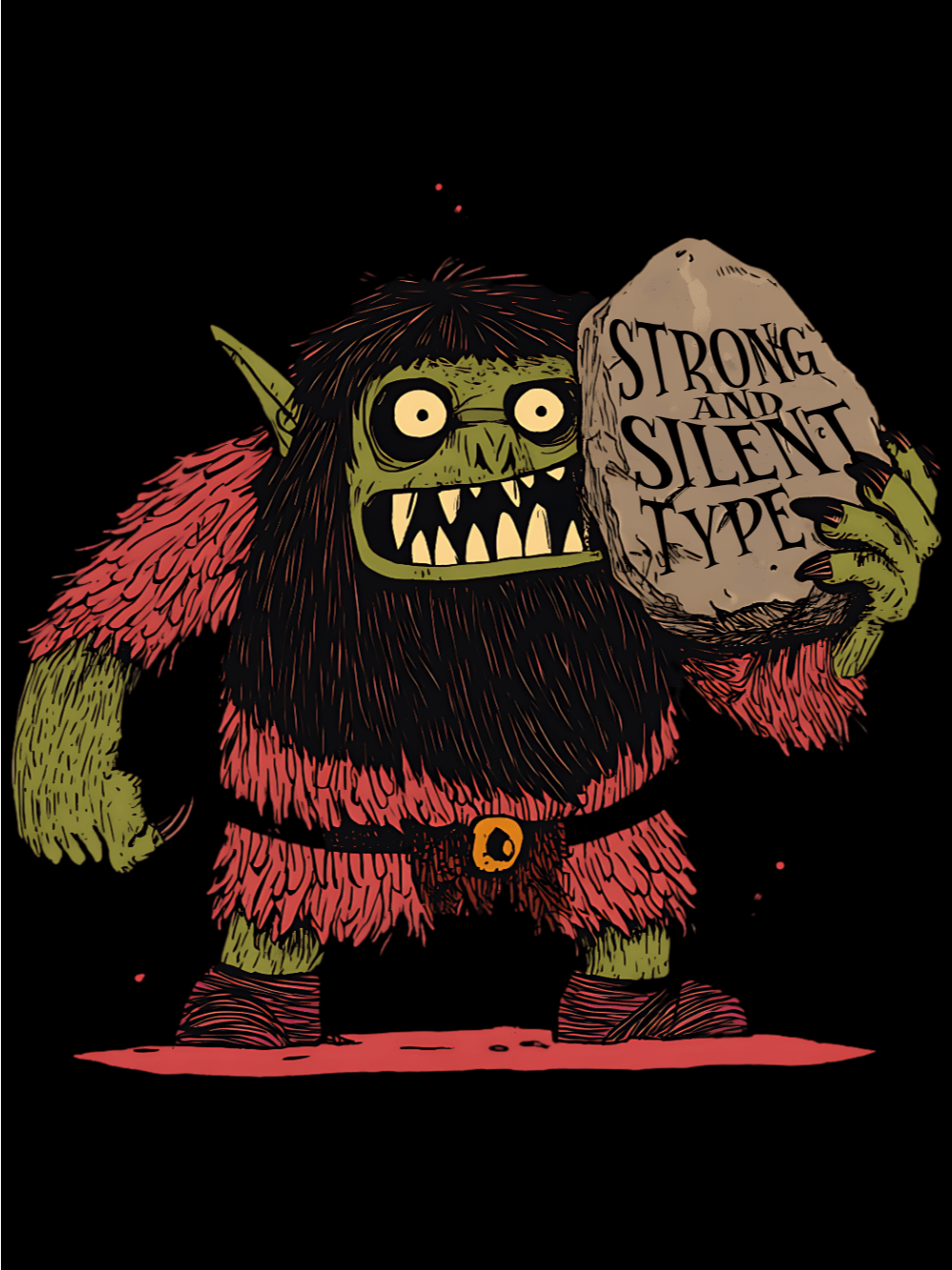 Strong and Silent Type Unisex T-Shirt product image (1)
