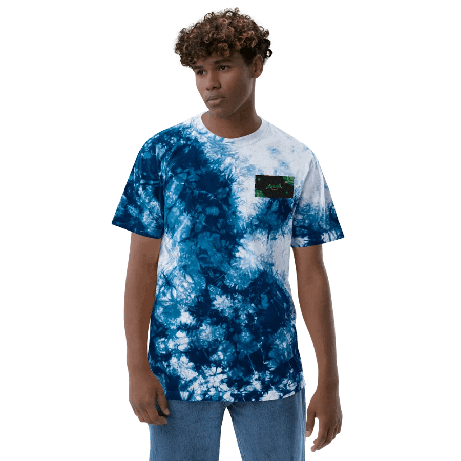Royboy420Gaming Unisex Blue Tye-Dye T-Shirt product image (9)