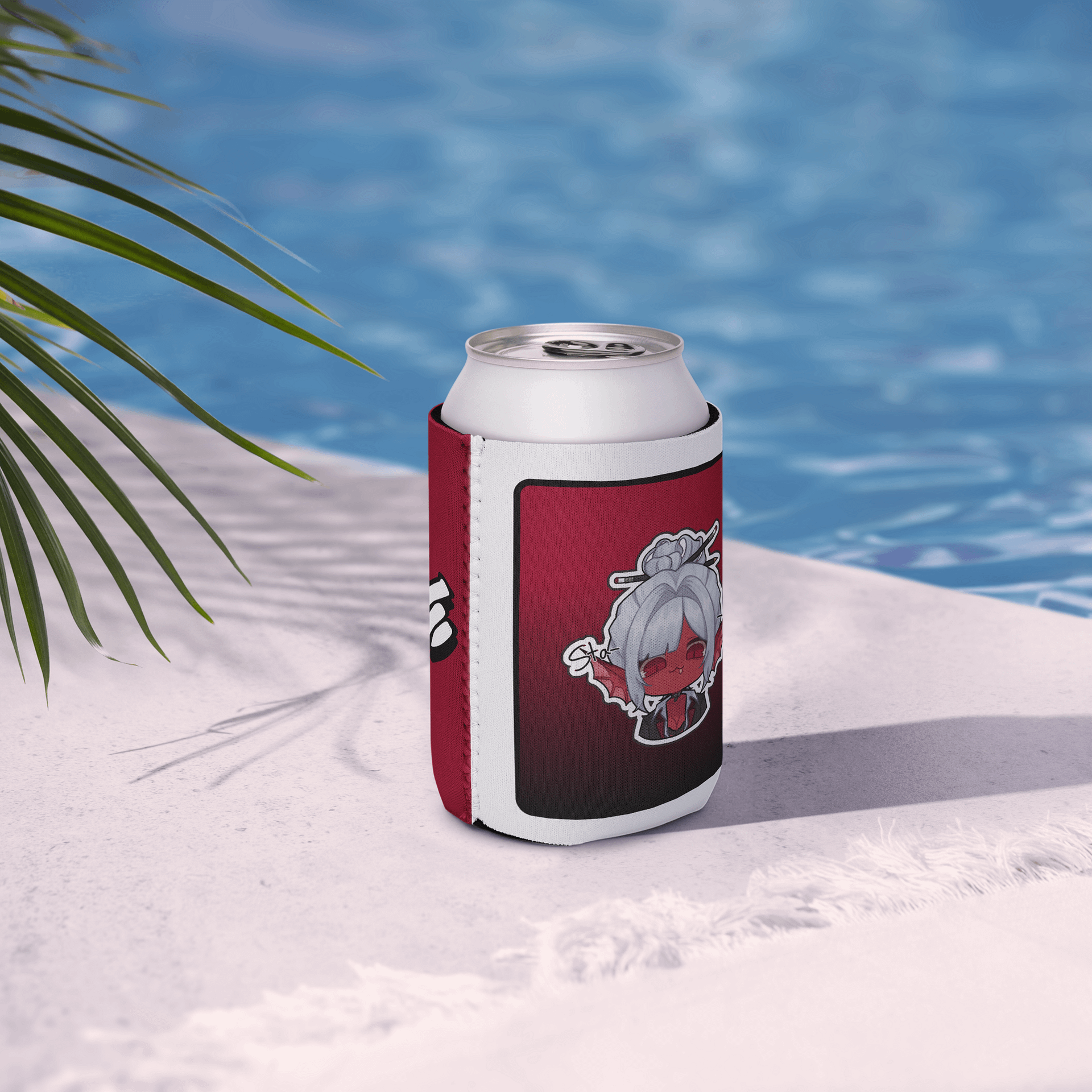 Stare Emote Coozie (Red) product image (7)