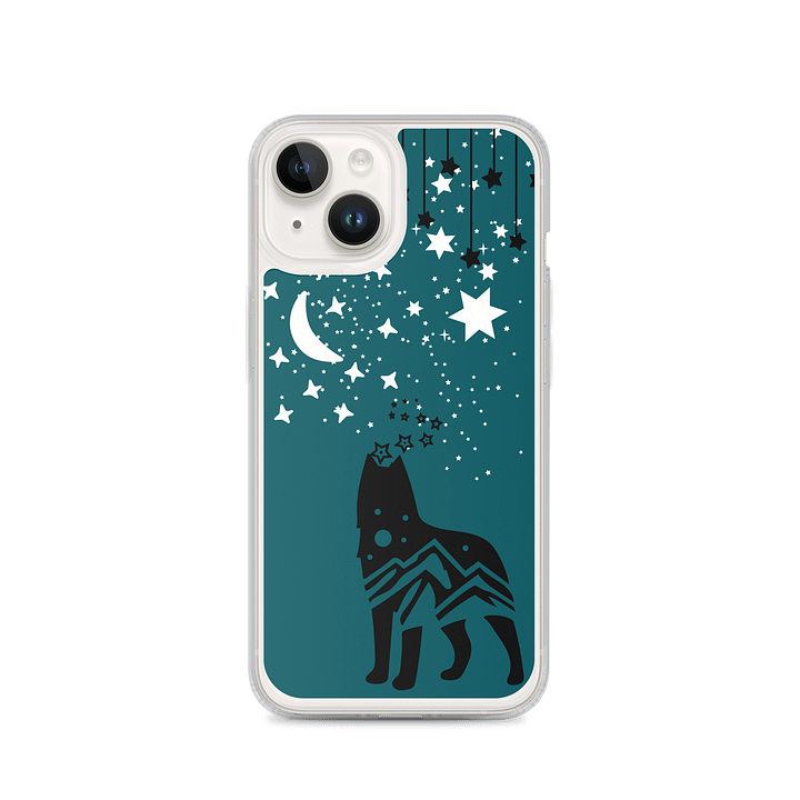 Milky Way Wolf MagSafe® Clear iPhone® Case product image (1)