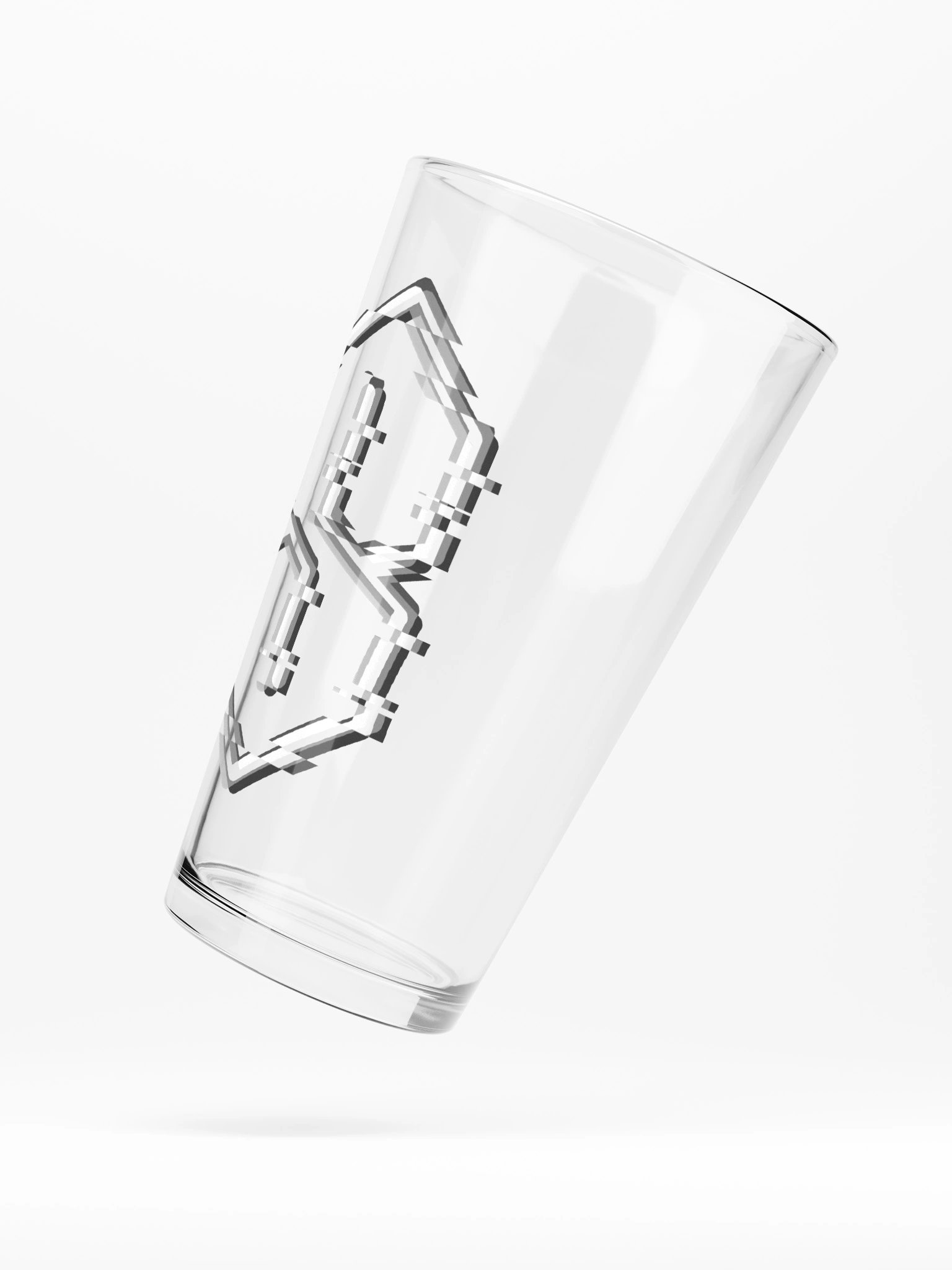Monochrome Glitch Era Pint Glass product image (5)