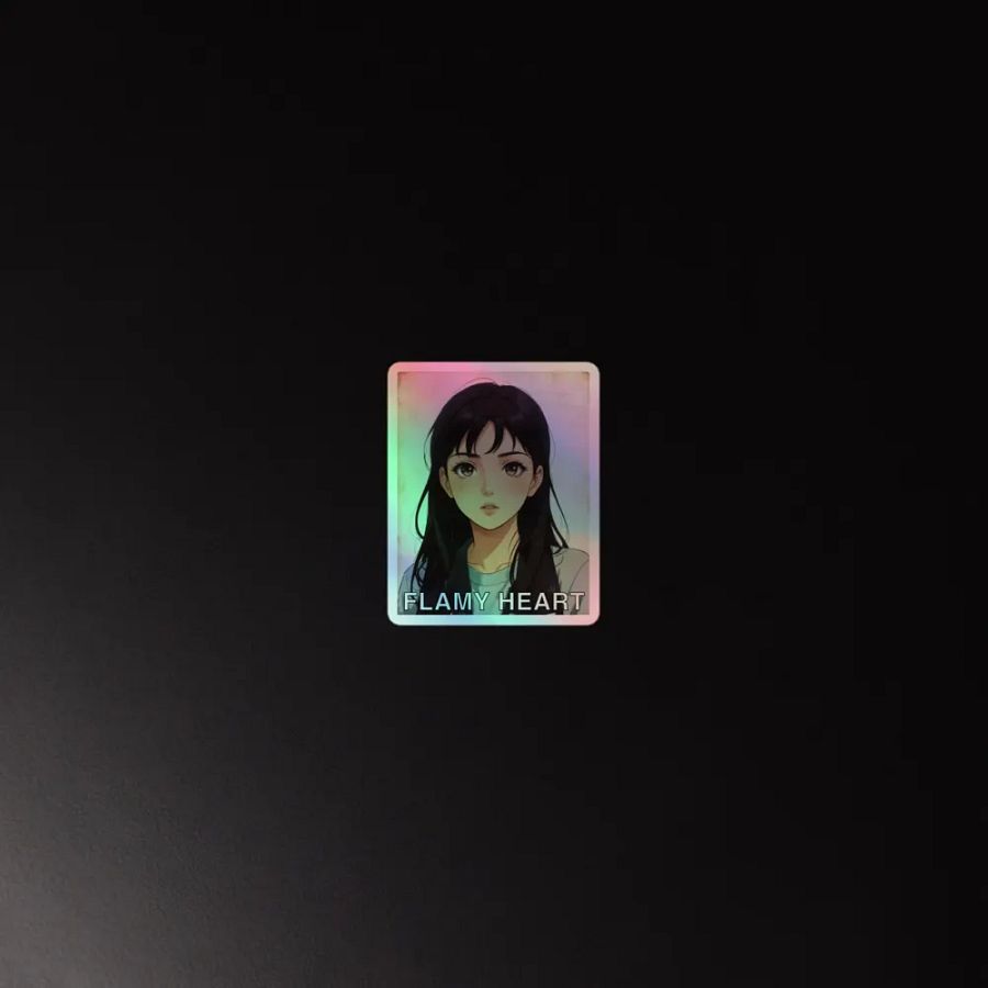 Flamy Heart Sticker product image (2)
