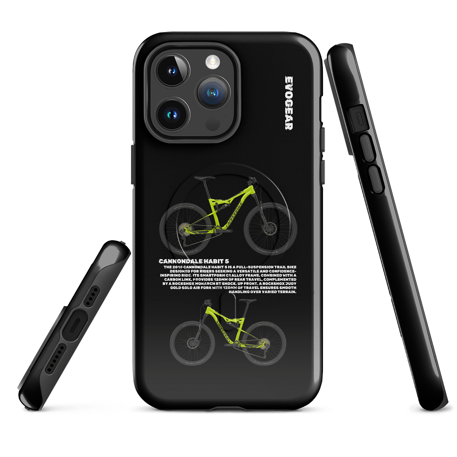 Black Cannondale habit 5 2018 iPhone MagSafe Case product image (4)
