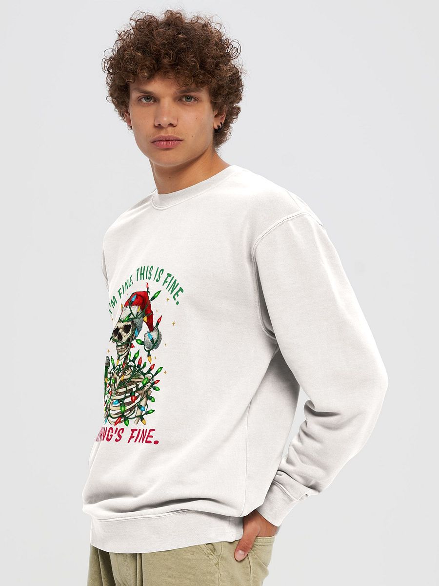 Funny Skeleton Santa Unisex Midweight Sweatshirt product image (5)