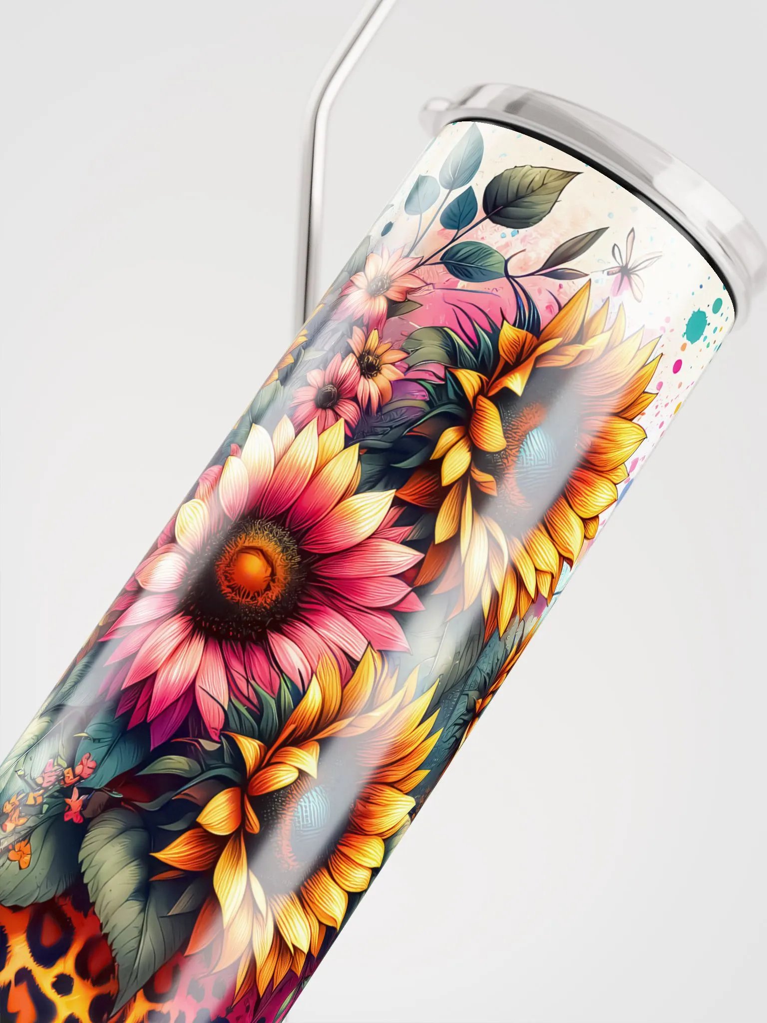 Sunflower Serenade Tumbler: Sip in Sunny Bliss! product image (6)