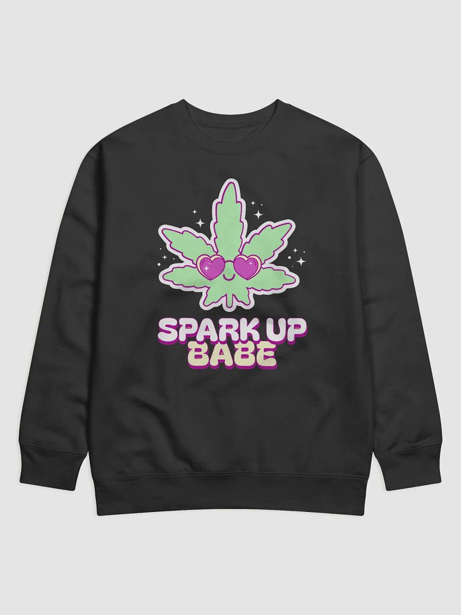 Smiley Leaf Cotton Sweatshirt product image (2)