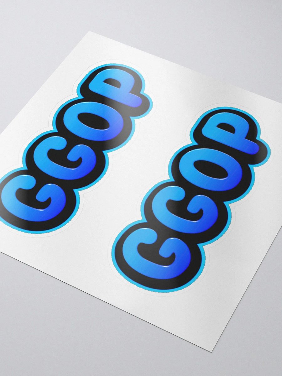 Blue GGOP Stickers product image (3)