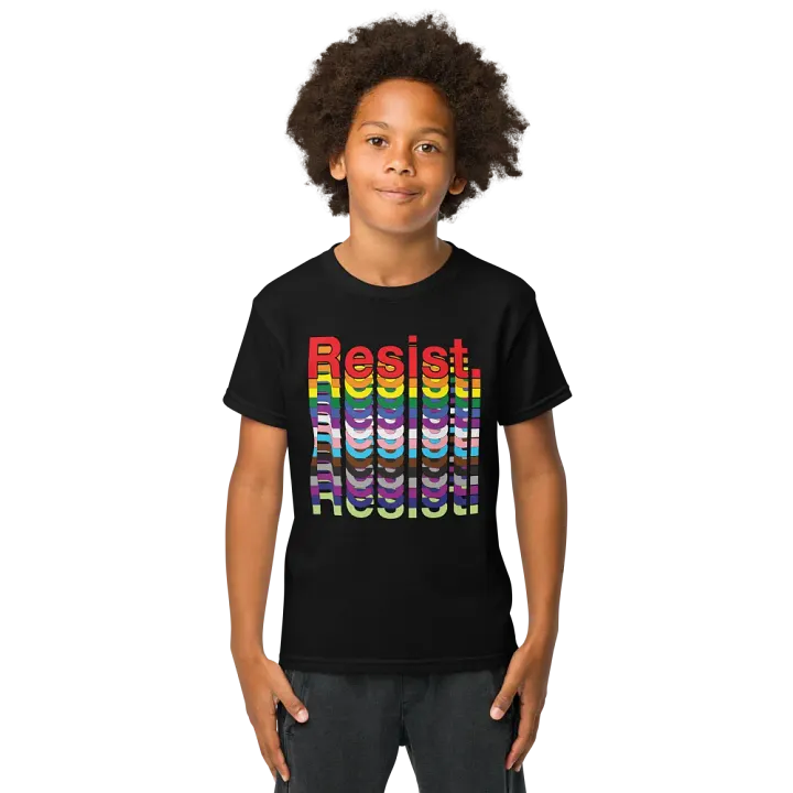 Resist - Rainbow Gildan Youth Sports Tee product image (1)