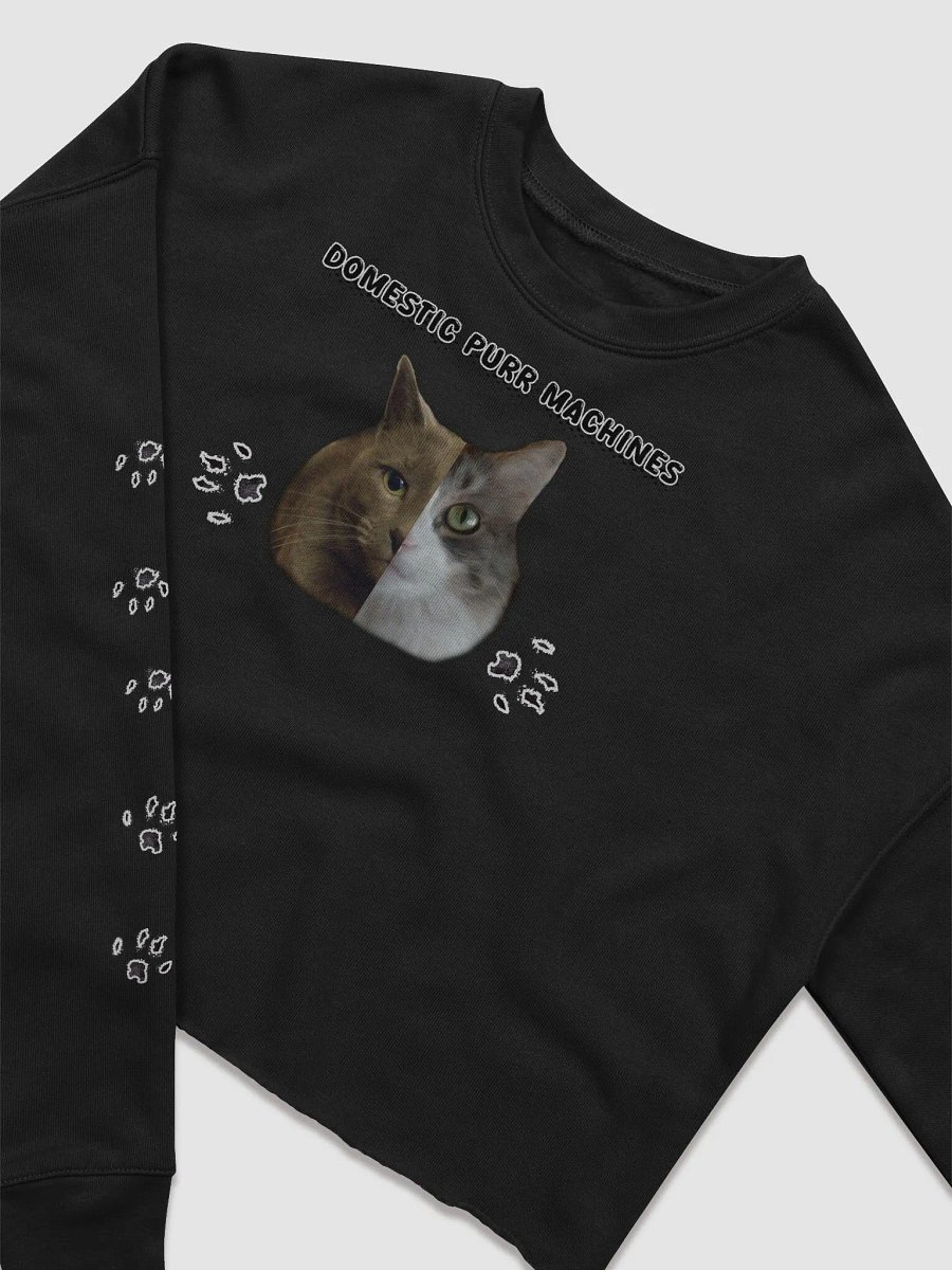 Domestic Purr Machines Fleece Crop Sweatshirt product image (3)
