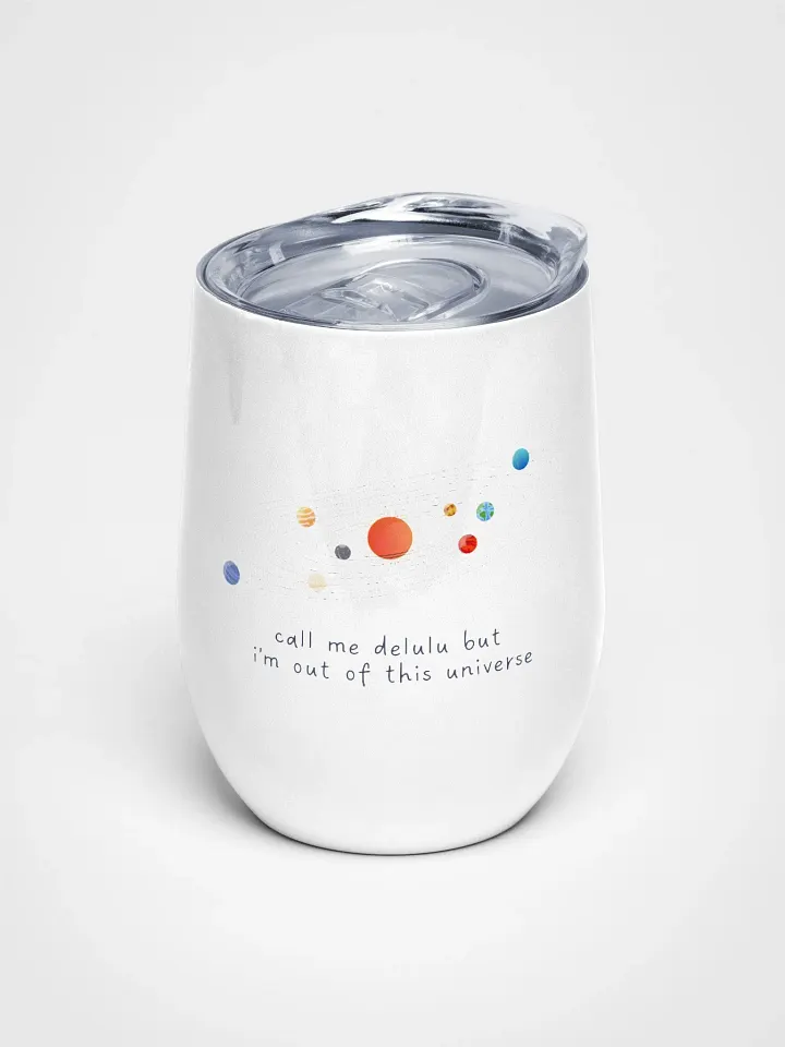 Out of This Universe Solar System Sip Wine Tumbler | Space-themed Daily Essentials product image (1)