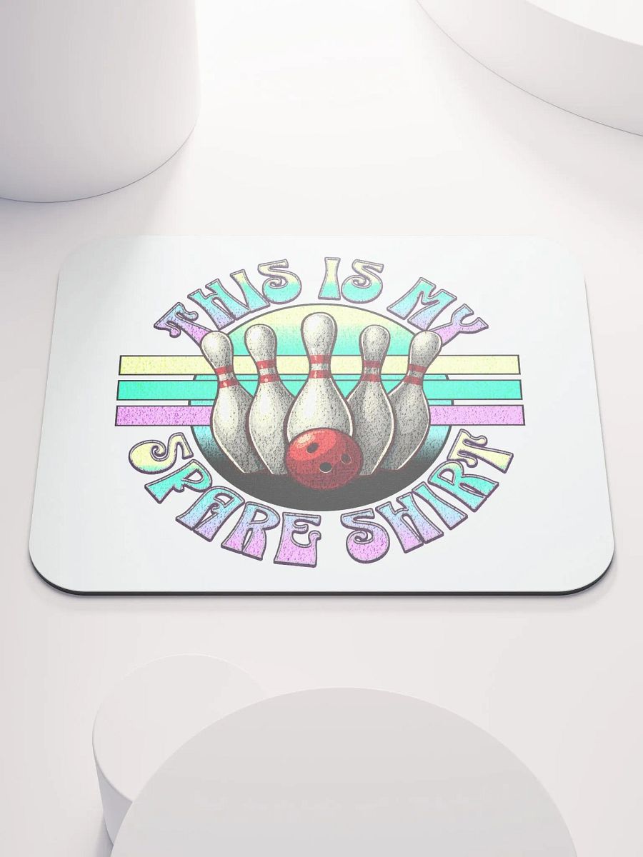 This Is My Spare Shirt Bowling Strike in Style Mouse Pad product image (2)